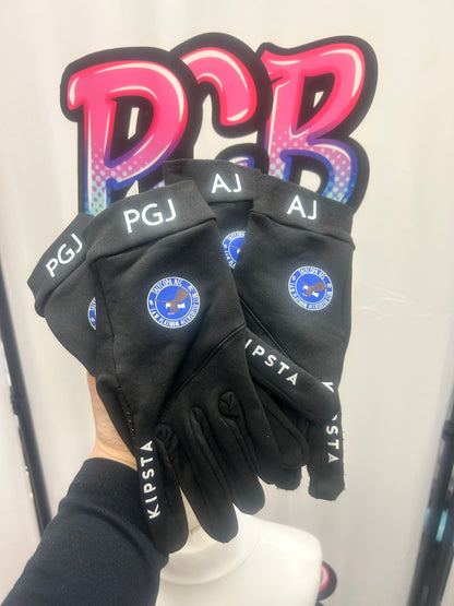 Custom football gloves