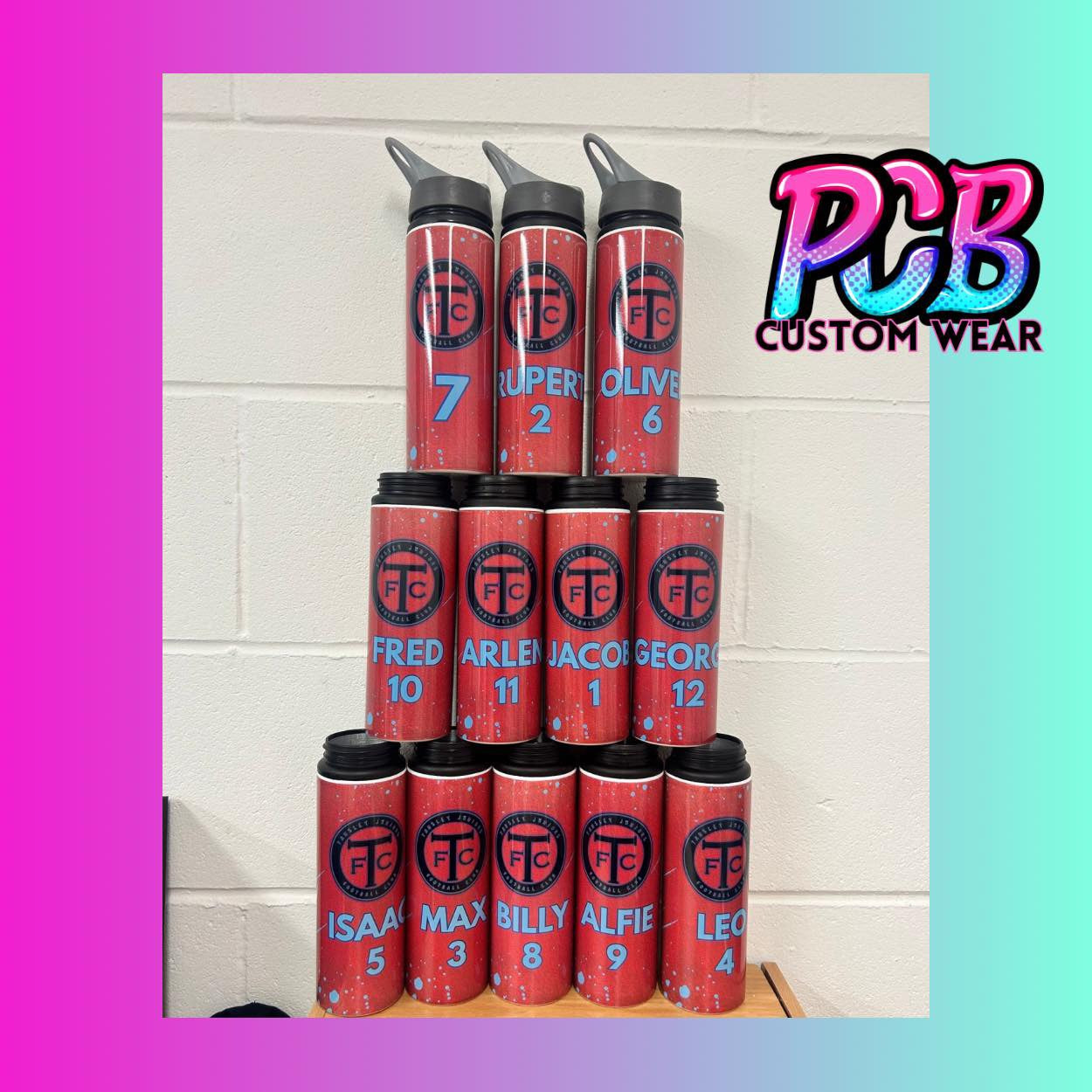 Custom water bottle