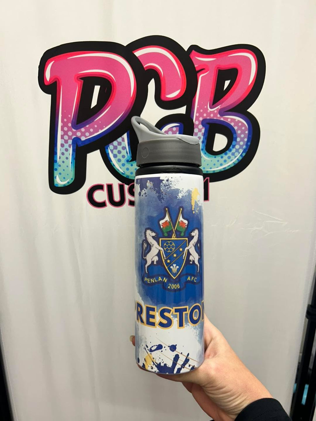 Custom water bottle