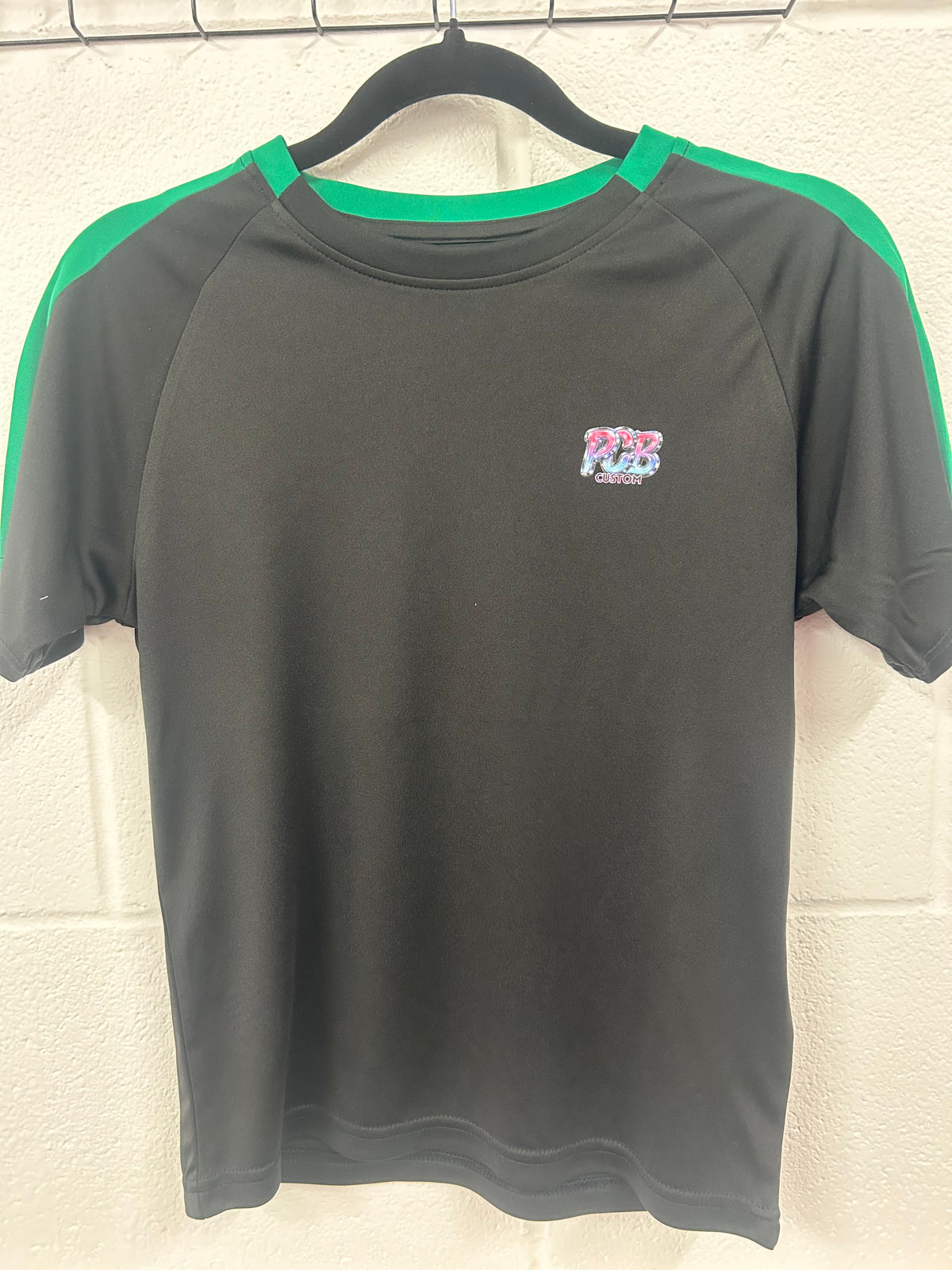 PCB Sports Tshirt Black/Green