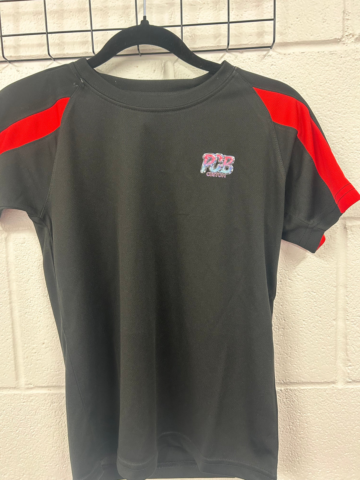PCB Sports Tshirt Red and black
